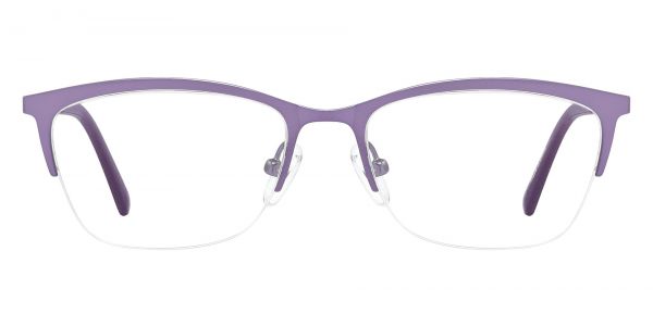 Catherine Rectangle Prescription Glasses - Purple