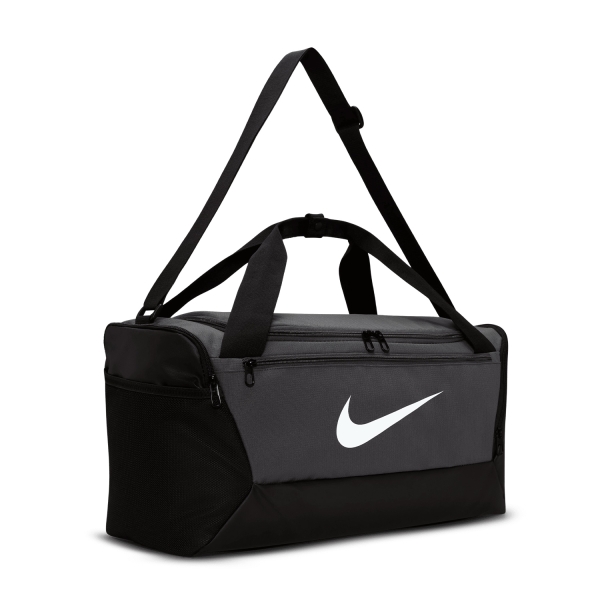 Tennis Bag Nike Brasilia 9.5 Small Duffle  Flint Grey/Black/White DM3976026