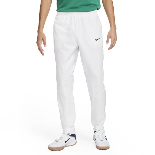 Men's Tennis Pants and Tights Nike Court Advantage Pants  White/Black FD5345100