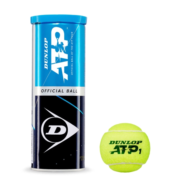 Dunlop Tennis Balls Dunlop ATP Official  3 Ball Can 601313