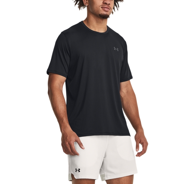 Men's Tennis Shirts Under Armour Motion TShirt  Black 13817300001