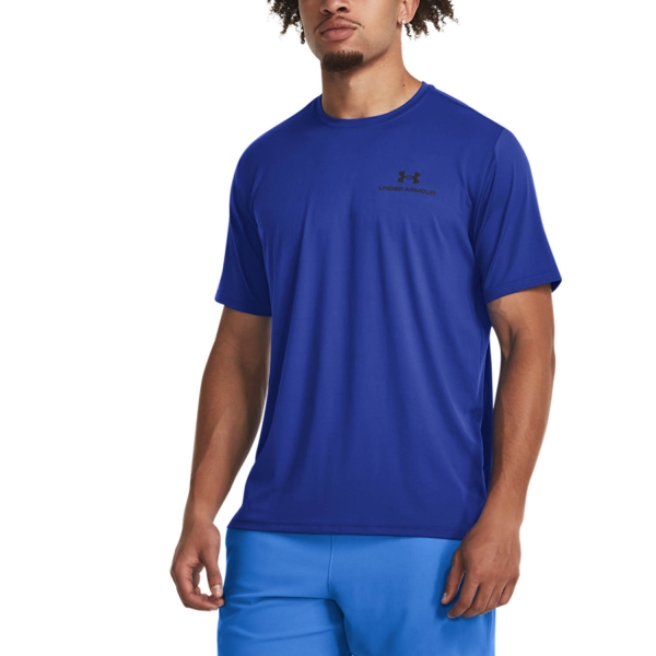 Men's Tennis Shirts Under Armour Rush Energy TShirt  Royal/Reflective 13661380400